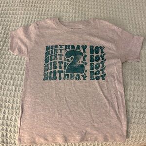 Toddler boys 3T birthday Boy shirt